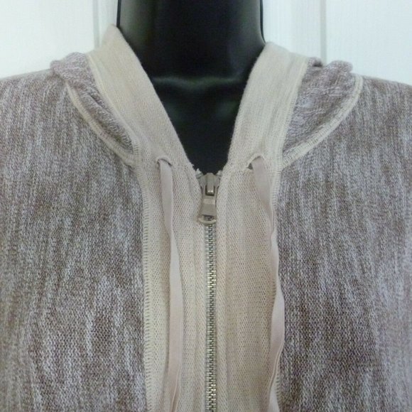 Eddie Bauer Womens Heathered Brown Hoodie Sweater size small - Picture 2 of 8